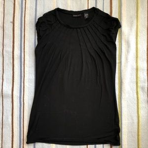 Black Cap Sleeve Shirt